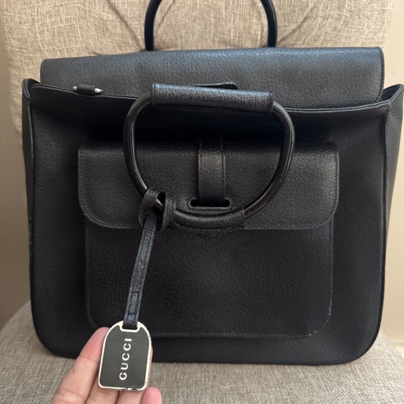 💯Auth. Gucci leather Handbag - Picture 15 of 17